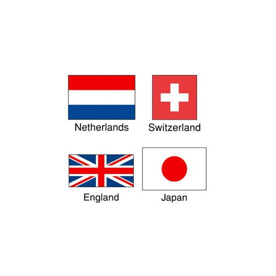 国旗シール Japan (22-2507*)