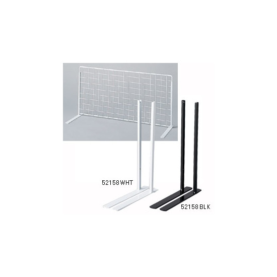 卓上ネットディスプレイ脚(左右)両面用白