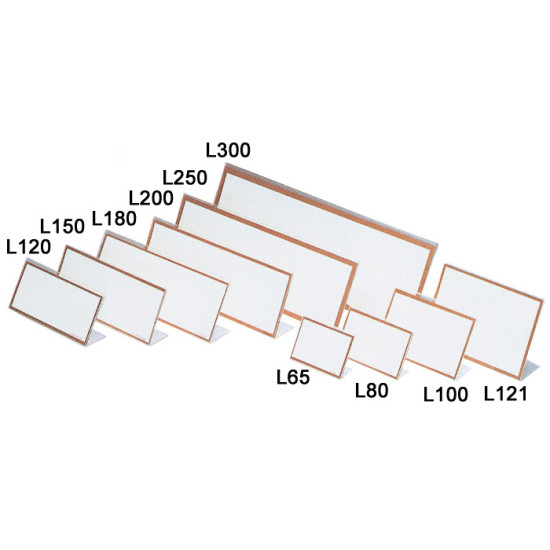 アクリルL型カード立 L121
