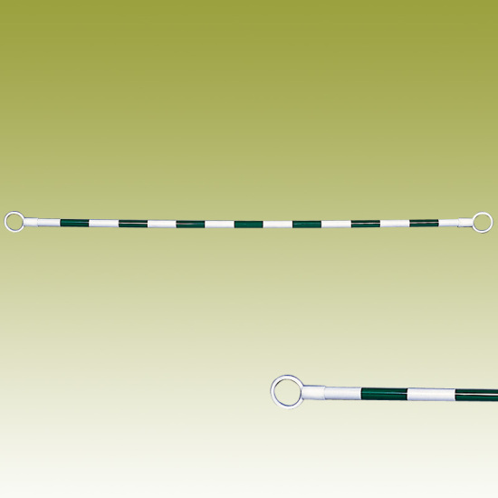 コーンバー (緑白) 緑色部反射 34Ф×2000mm (385-32)
