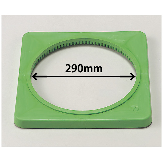 カラーコーン用ウエイト (700mmH用) 緑・ポリエチレン製1.5kg (385-43)