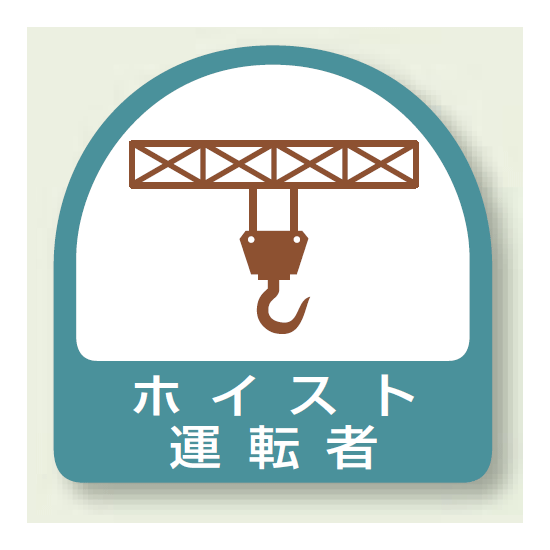 作業管理関係ステッカー ホイスト運転者 2枚1組 (851-65)