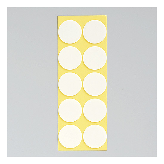 丸型発泡両面テープ (セパ付) 25mmΦ 100個入 (1枚10個付×10) (863-362)