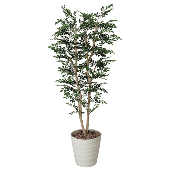 光触媒 人工観葉植物 造花 トネリコ 1.8 (高さ180cm)