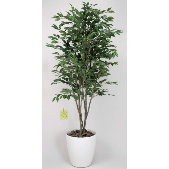 【送料無料】ベンジャミンツリー 1.6 (人工観葉植物) 高さ160cm 光触媒機能付 (156C380)