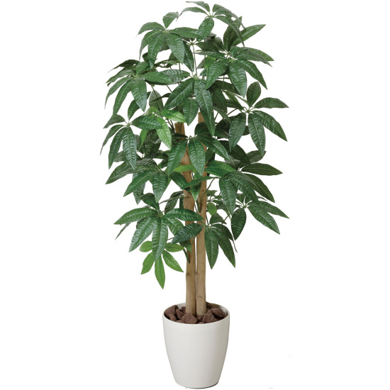 光触媒 人工観葉植物 パキラ 1.0 (高さ100cm)