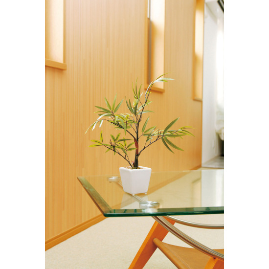 黒竹 (人工観葉植物) 高さ35cm 光触媒機能付 (238A30)