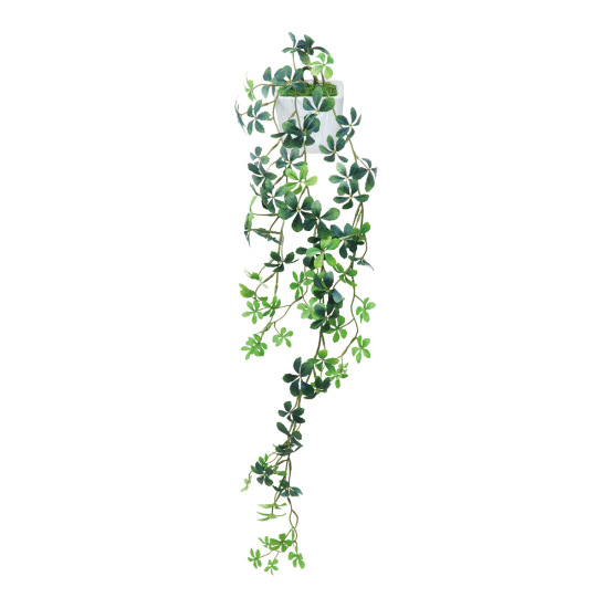 光触媒 人工観葉植物 造花 壁掛けシュガーバイン (高さ72cm)