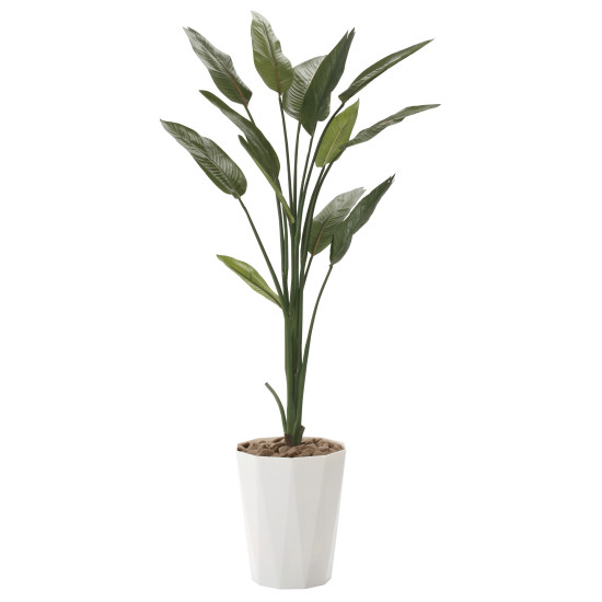 光触媒 人工観葉植物 造花 ストレチア1.6 (高さ160cm)