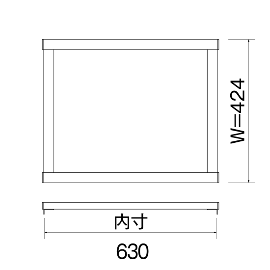 ■寸法図（A1・両面用）