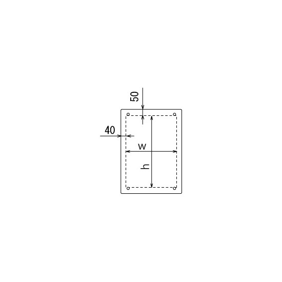 ■用紙寸法 標準仕様（タテ設置）