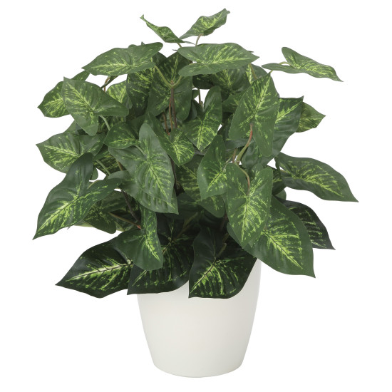 光触媒 人工観葉植物 造花 カラジュームM (高さ36cm)