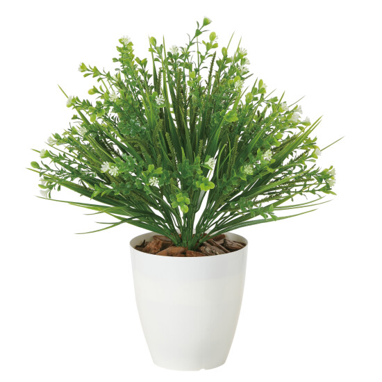 光触媒 人工観葉植物 造花 ミックスグラス(ポリ製) (高さ42cm)