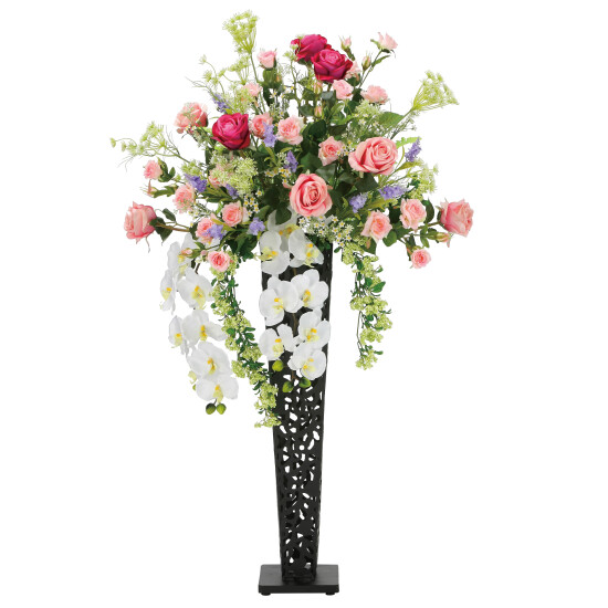 光触媒 人工観葉植物 造花 レシオクイーンスタンド1.2 (高さ120cm)