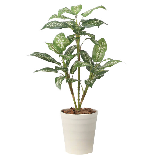 光触媒 人工観葉植物 造花 ディフェンバキア90 (高さ90cm)