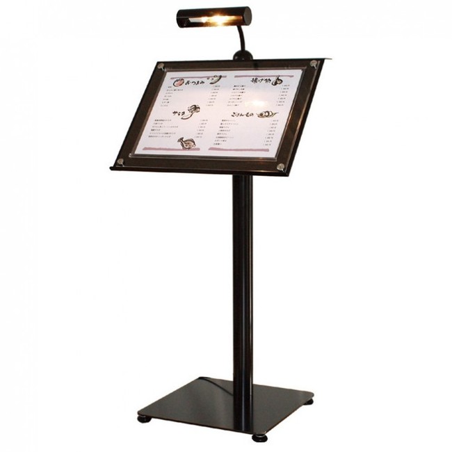 メニューライトスタンド MKL120 ブラック (55635BLK) スタンド看板通販のサインモール