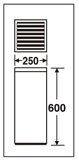ステンレス製 灰皿SK-025 4.5L (SU-290-525-0) - 店舗用品通販のサイン