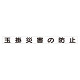 スーパーフラット掲示板専用マグネット 安全目標用 表示内容:玉掛災害の防止 (313-65)