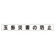 スーパーフラットミニ掲示板 専用マグネット (小) 表示内容:玉掛災害の防止 (313-651)