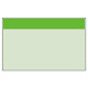 配管識別シート（大） 帯色：黄緑（マンセル値10GY 6.5/11） (414-02)