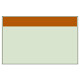 配管識別シート（中） 帯色：茶（マンセル値7.5YR 5/7） (415-13)