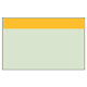 配管識別シート（中） 帯色：黄（マンセル値2.5Y 8/14） (415-16)