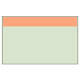 配管識別シート（極小） 帯色：うすい黄赤（マンセル値3.75YR 8/6） (416-231)