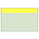 配管識別シート（極小） 帯色：明るい黄（マンセル値7.5Y 8.5/11） (416-241)