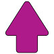 矢印ステッカー　10枚一組 赤紫 (456-09)