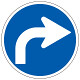 道路標識 (構内用) 指定方向外進行禁止 指定方向(右)外進行禁止 (894-107)