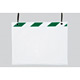 ポケットハンガー (結束バンドタイプ) A3ヨコ用 (緑/白) 枚数:1枚入 (340-391)