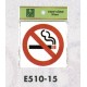 表示プレートH ピクトサイン アクリル 表示:禁煙 (E510-15) (EE510-15)
