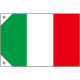 販促用国旗 イタリア サイズ:ミニ (23652)
