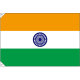 販促用国旗 インド サイズ:小 (23677)