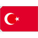 販促用国旗 トルコ サイズ:小 (23683)