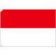 販促用国旗 インドネシア サイズ:大 (23714)