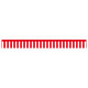 紅白幕 トロピカル 高さ700mm×4間(幅7200mm)(23939)