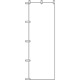 のぼり旗 無地 白 (2454)