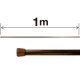のれん棒 (1m) スチールタイプ (4230)