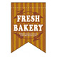 変形タペストリー FRESH BAKERY（リボンカット） カラー:茶 (5864)