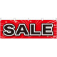 SALE(赤地) 販促横幕 W1800×H600mm  (61451)