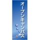 企業向けバナー オープンキャンパス ブルー(青)背景 素材:ポンジ(薄手生地) (61554)