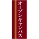企業向けバナー オープンキャンパス エンジ(黄色ライン)背景 素材:トロマット(厚手生地) (61569)