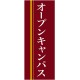 企業向けバナー オープンキャンパス エンジ(黄色ライン)背景 素材:トロマット(厚手生地) (61569)