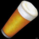 デコシール ビール サイズ:ビッグ W600×H600 (61862)