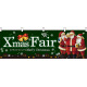 XmasFair緑 販促横幕 W1800×H600mm  (64661)