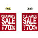 CLEARANCE SALE MAX 70% OFF ミニフラッグ(遮光・両面印刷) (69598)