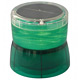 ソーラーLED回転灯 ニコソーラー 105Φ 緑 電池:キャパシタ 規格:マグネット留 (VM10S-DG/M)