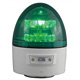 電池式LED回転灯 ニコカプセル Φ118 緑 点灯方式:手動 (VL11B-003AG)