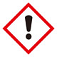 化学物質関係標識 GHSラベル 感嘆符 5枚入り サイズ: (大) ◇一辺/150mm (037107)